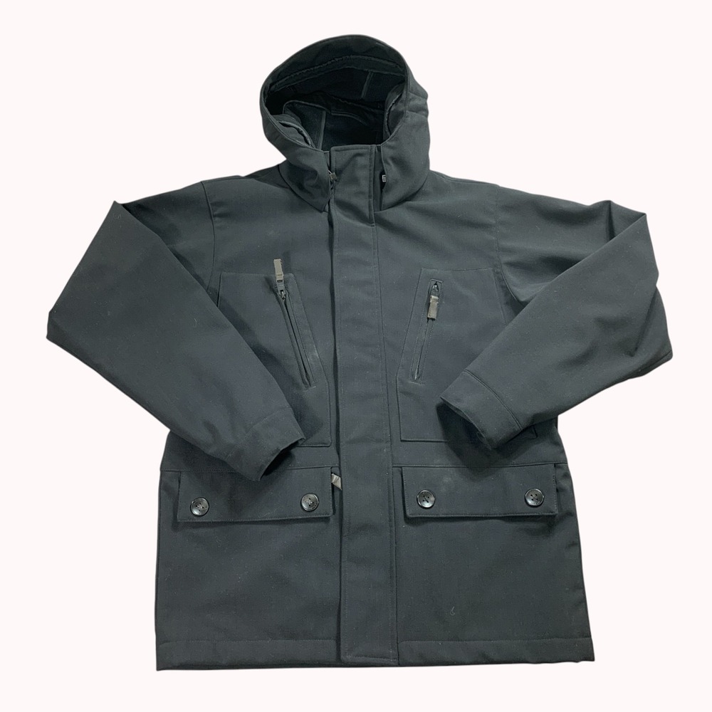 Paul Smith x Burton Mark‎ XIII Mens M Black Sovereign Snow Jacket Wool Blend